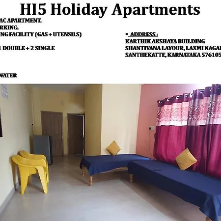 Hi5 Holiday Apartments - Udupi Exterior photo
